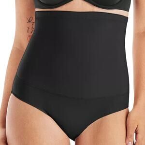 Maidenform Firm Control High Waist Brief Black Small NWT